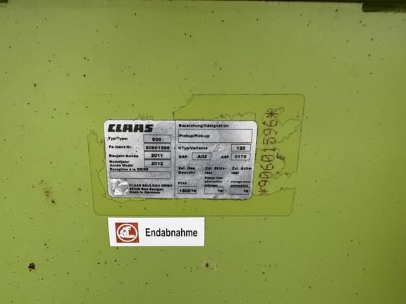 Image of CLAAS PU380 equipment image 1