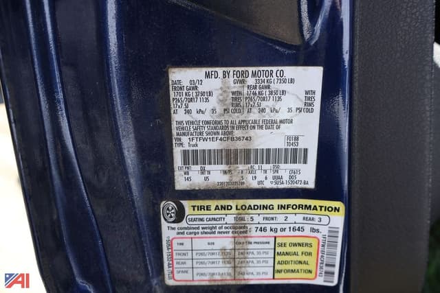 Image of Ford F-150 equipment image 4