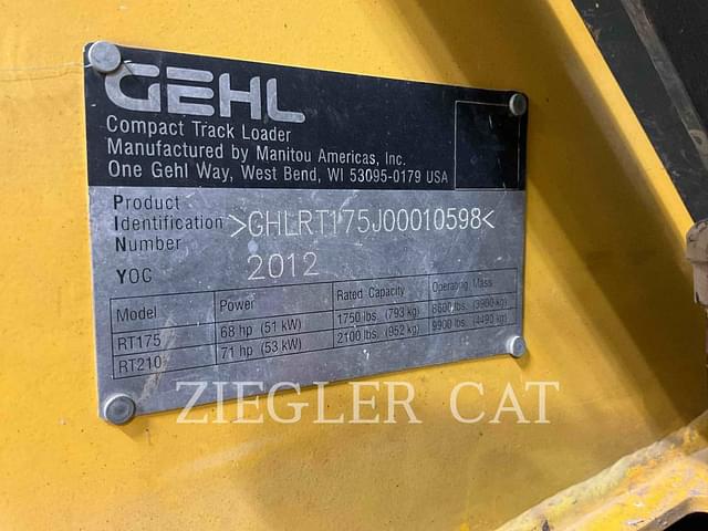 Image of Gehl RT175 equipment image 1