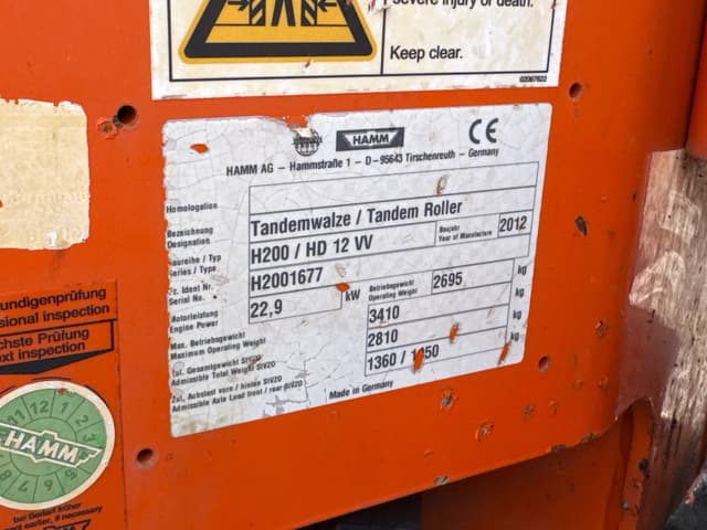 Image of Hamm HD12 equipment image 2