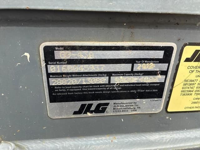 Image of JLG G9-43A equipment image 1