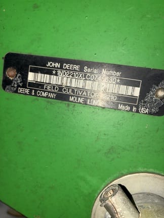 2012 John Deere 2210 Equipment Image0