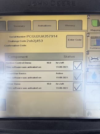 Image of John Deere GreenStar 2630 Image 1