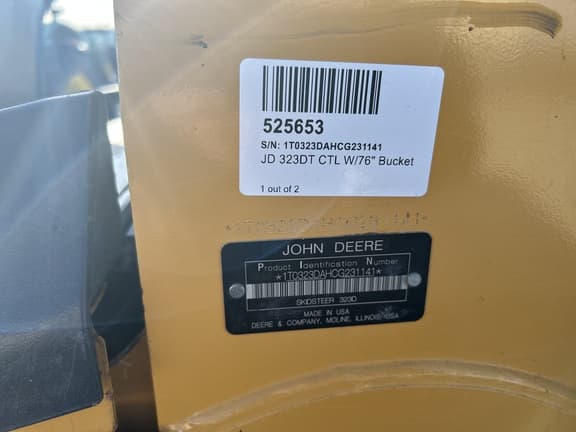 Image of John Deere 323D equipment image 2