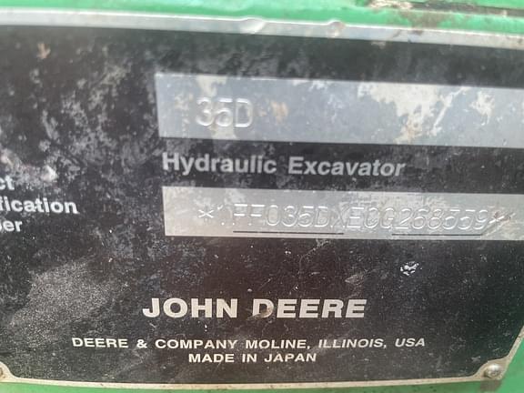 Image of John Deere 35D equipment image 1