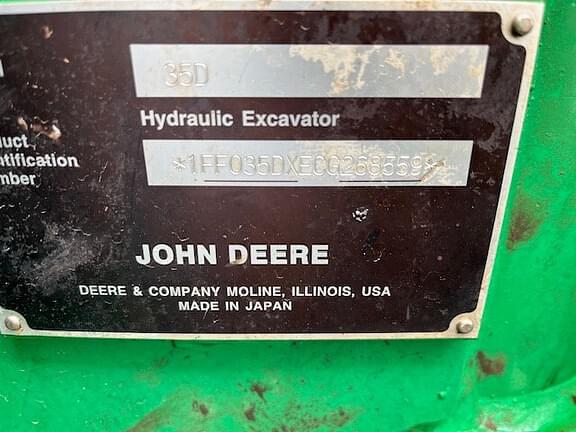 Image of John Deere 35D equipment image 3