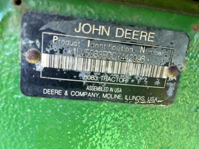 Image of John Deere 5083E equipment image 3