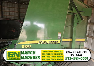 2012 John Deere 568 Mega Wide Plus Equipment Image0