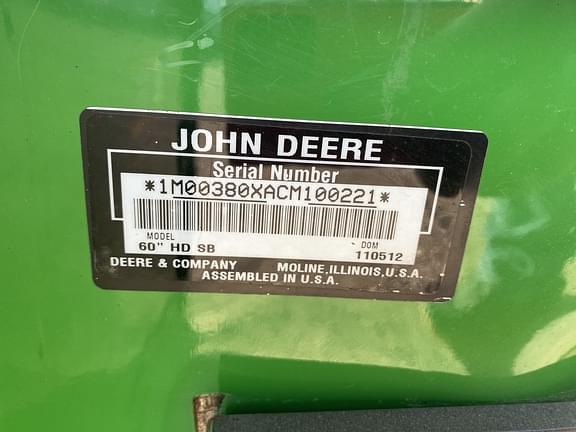 Image of John Deere 60HD Snowblower equipment image 4