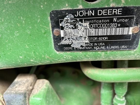 Image of John Deere 6210R equipment image 4