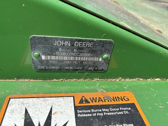 Image of John Deere 630 equipment image 4