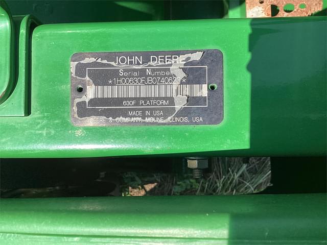 Image of John Deere 630F equipment image 3