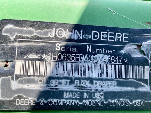 Image of John Deere 635FD equipment image 2