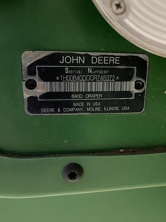 Image of John Deere 640D equipment image 1