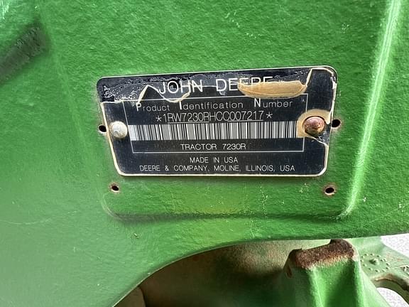 Image of John Deere 7230R equipment image 4