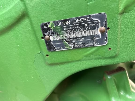 Image of John Deere 7260R equipment image 4