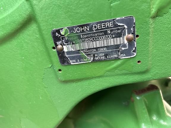 Image of John Deere 7260R equipment image 4