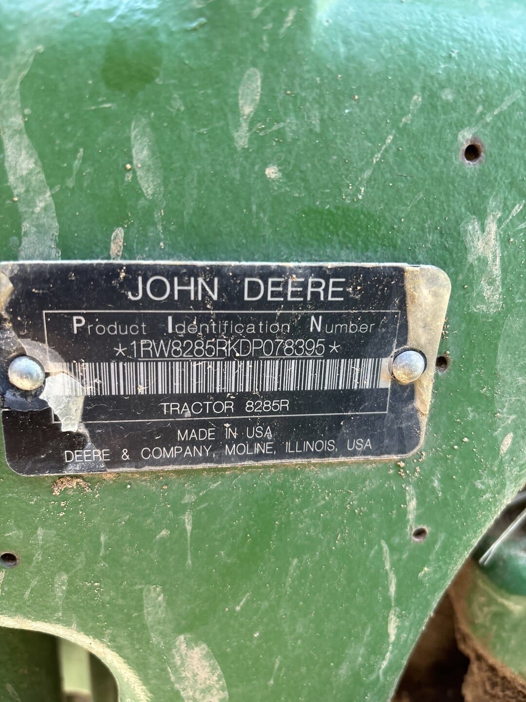 Image of John Deere 8285R Image 1