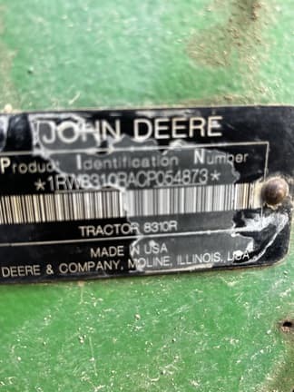 Image of John Deere 8310R equipment image 4