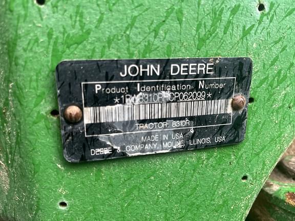 Image of John Deere 8310R equipment image 2