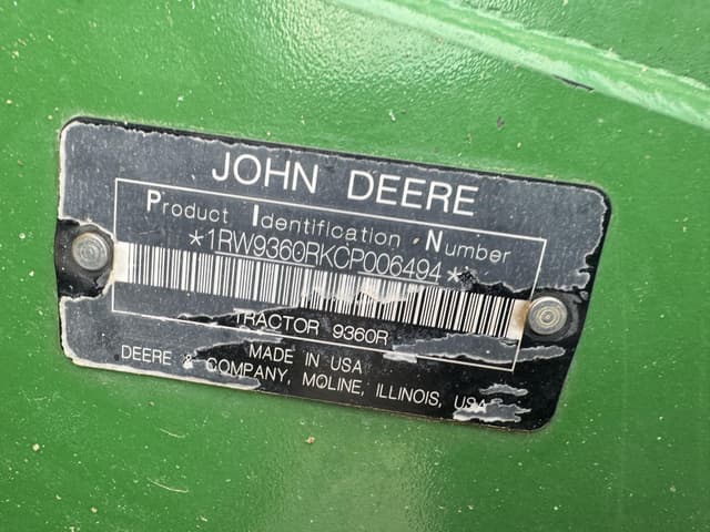 Image of John Deere 9360R equipment image 3