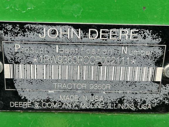 Image of John Deere 9360R equipment image 4