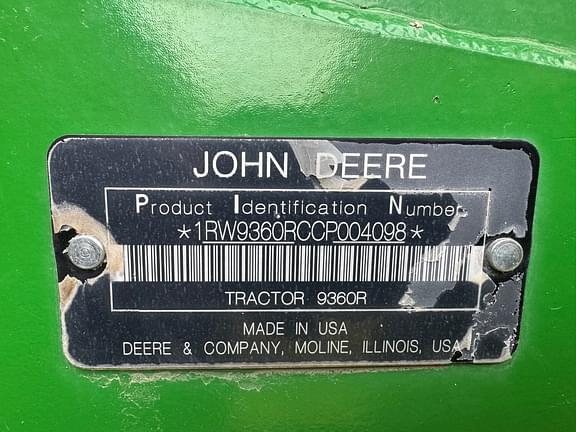 Image of John Deere 9360R equipment image 2