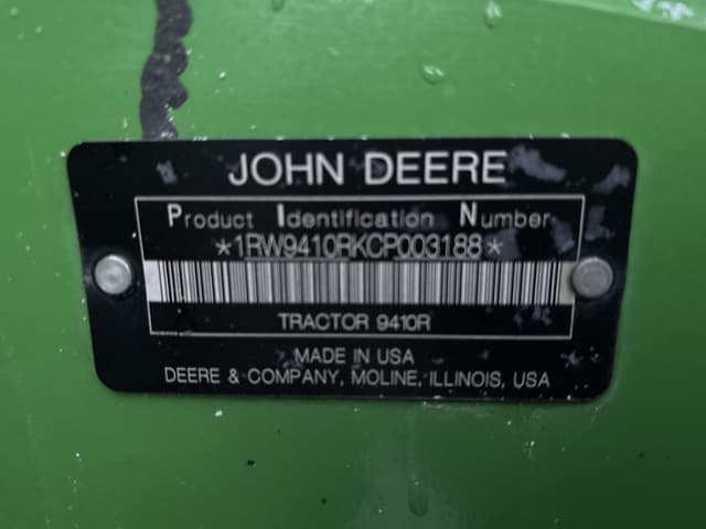 Image of John Deere 9410R equipment image 2