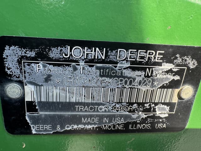 Image of John Deere 9460R equipment image 4