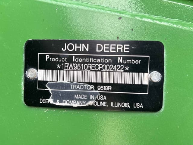 Image of John Deere 9510R equipment image 1