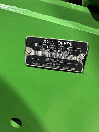 Image of John Deere 9510R equipment image 3