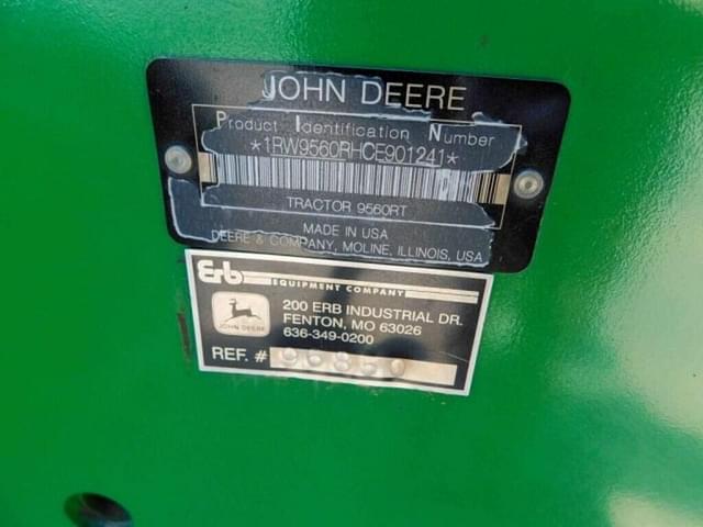 Image of John Deere 9560RT equipment image 4