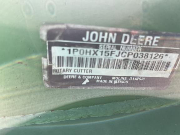 Image of John Deere HX15 equipment image 2