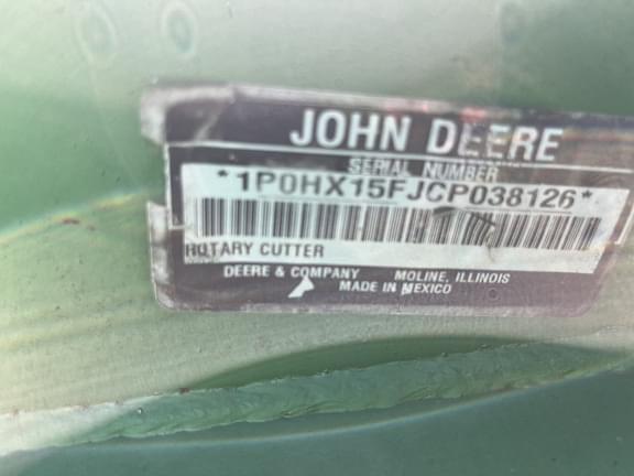 Image of John Deere HX15 equipment image 1