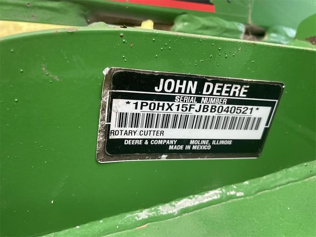 Image of John Deere HX15 equipment image 4