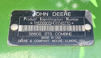 Main image John Deere S680 8