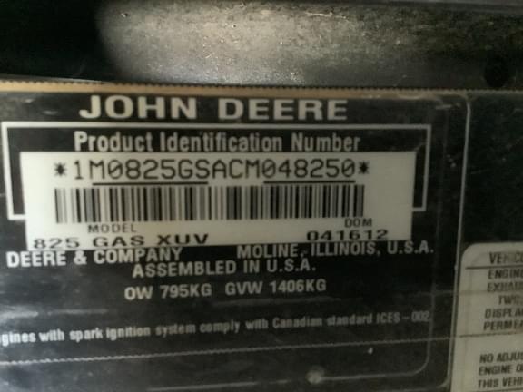 Image of John Deere Gator XUV 825i equipment image 1