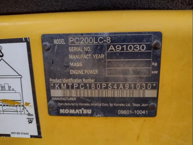 Image of Komatsu PC200 equipment image 4