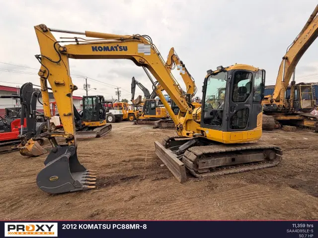 Image of Komatsu PC88MR-8 equipment image 1