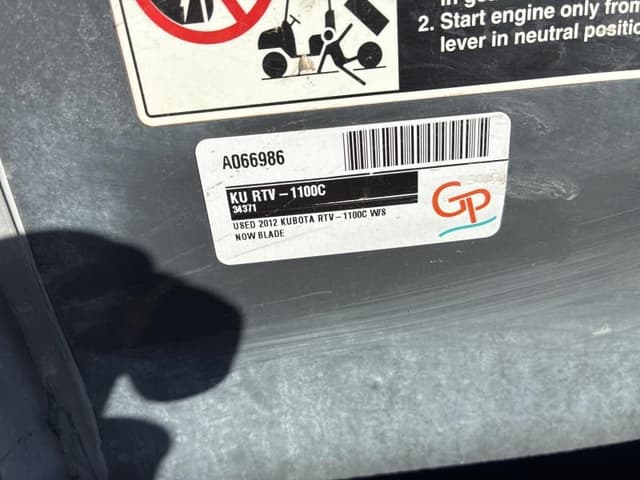 Image of Kubota RTV-X1100C equipment image 1