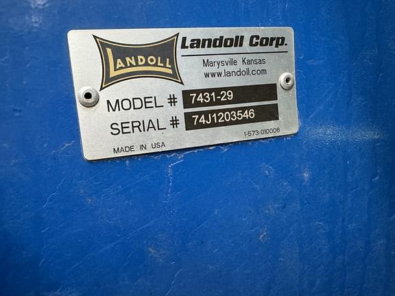 Image of Landoll 7431 equipment image 3