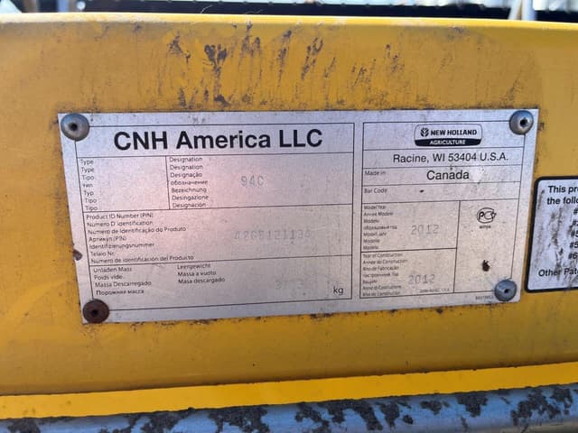 Image of New Holland 94C equipment image 1
