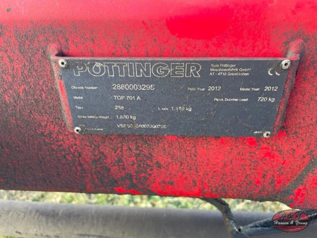 Image of Pottinger Top 701 A equipment image 4