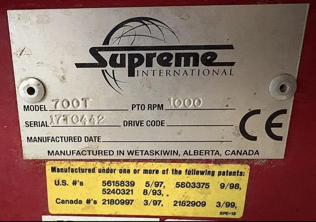 Image of Supreme 700T equipment image 2