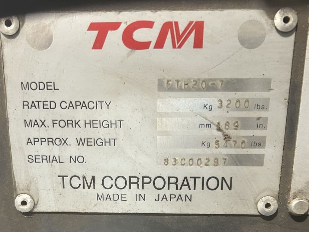 Image of TCM FTB20-7 Image 1