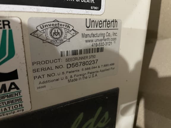 Image of Unverferth 3750XL equipment image 2