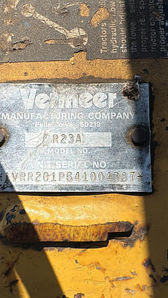 Image of Vermeer R23A equipment image 2