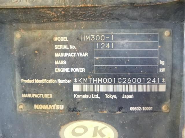 Image of Komatsu HM300-1 equipment image 4