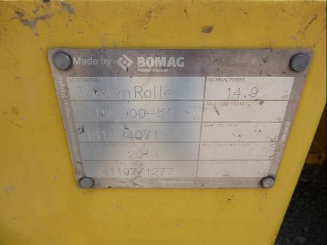 Image of Bomag BW900-50 equipment image 3