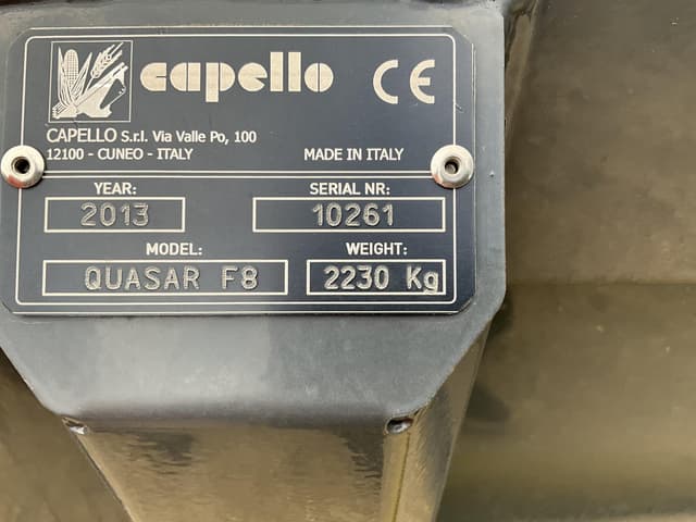Image of Capello Quasar F8 equipment image 3